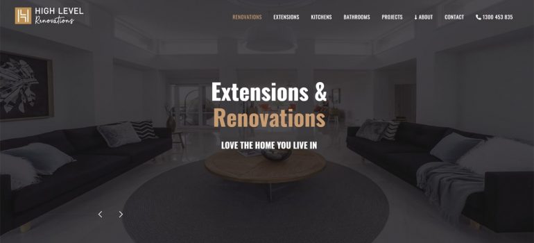 High Level Homes New Website Launch