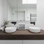 Detail of shower in bathroom removation by High Level Renovations